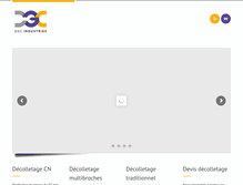 Tablet Screenshot of decolletage.net