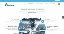 Desktop Screenshot of decolletage.fr